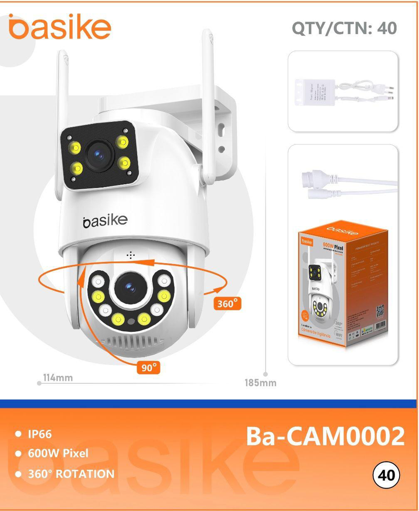 Câmera de vigilância Ba-CAM0002 Caixa C/40