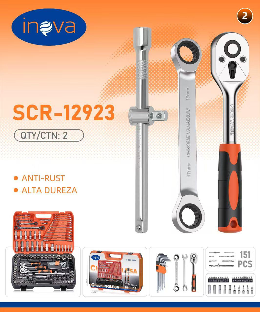 Chave inglesa SCR-12923 Caixa C/2