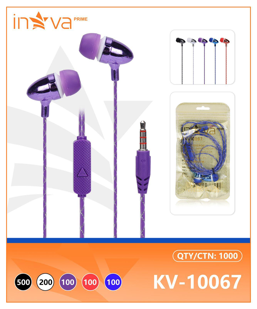 Fone KV-10067 Caixa C/1000 
