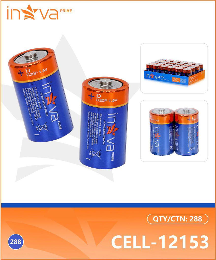 Pilha CELL-12153 Caixa C/288