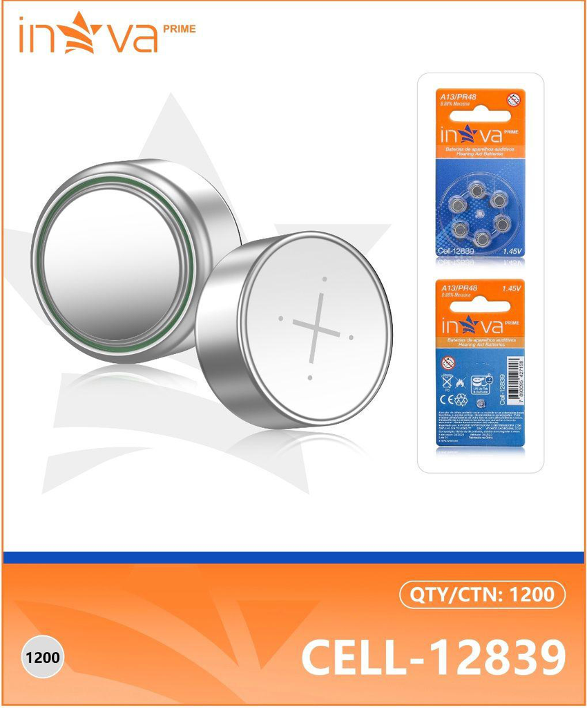 Pilha CELL-12839 Caixa C/1200