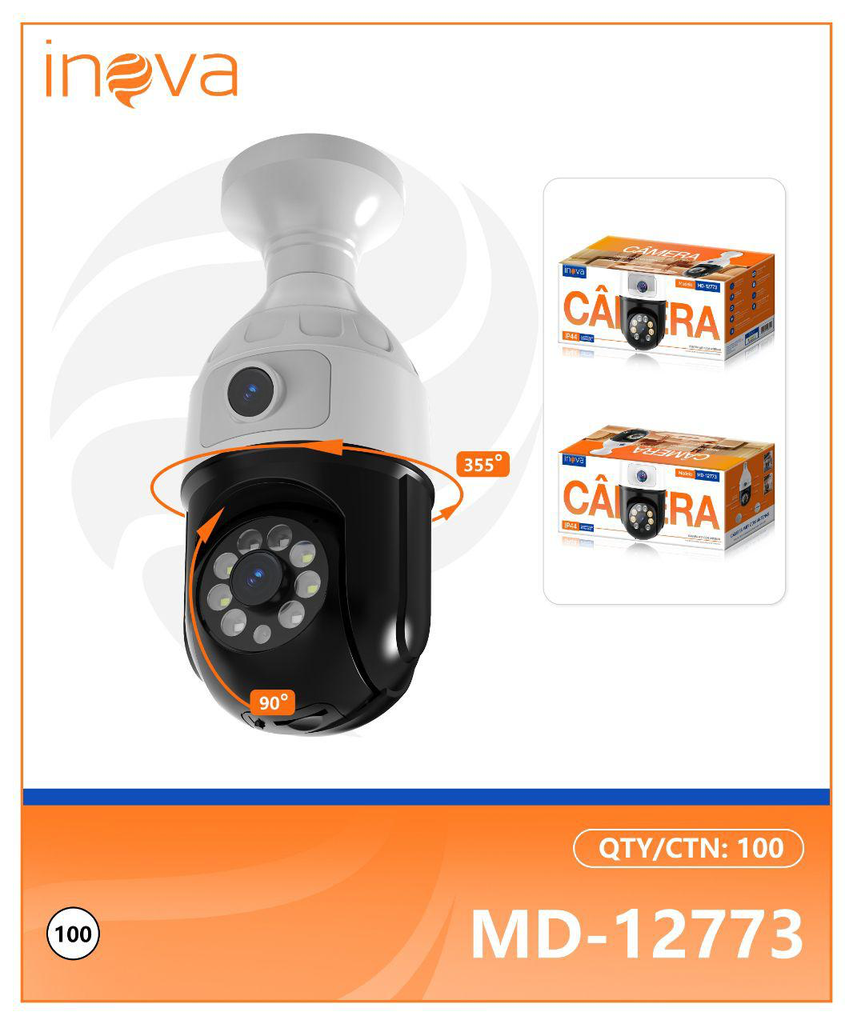 Câmera de vigilância MD-12773 Caixa C/100