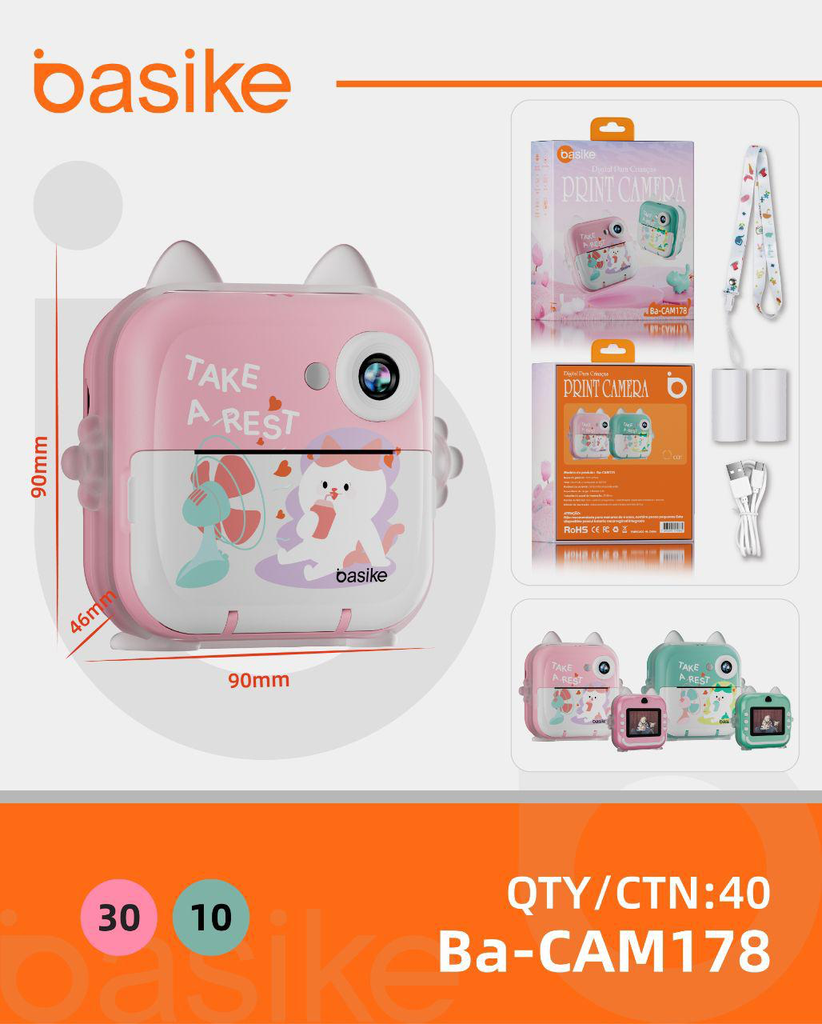 Câmera infantil Ba-CAM178 Caixa C/40