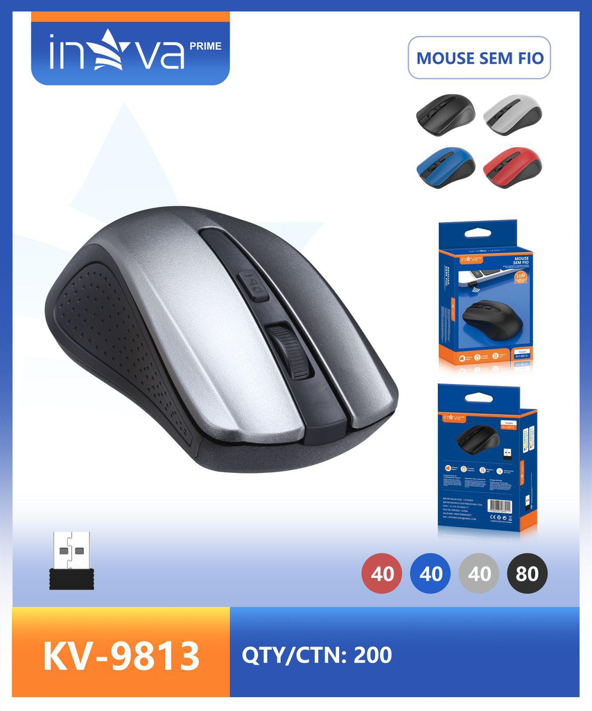 Mouse KV-9813 Caixa C/200