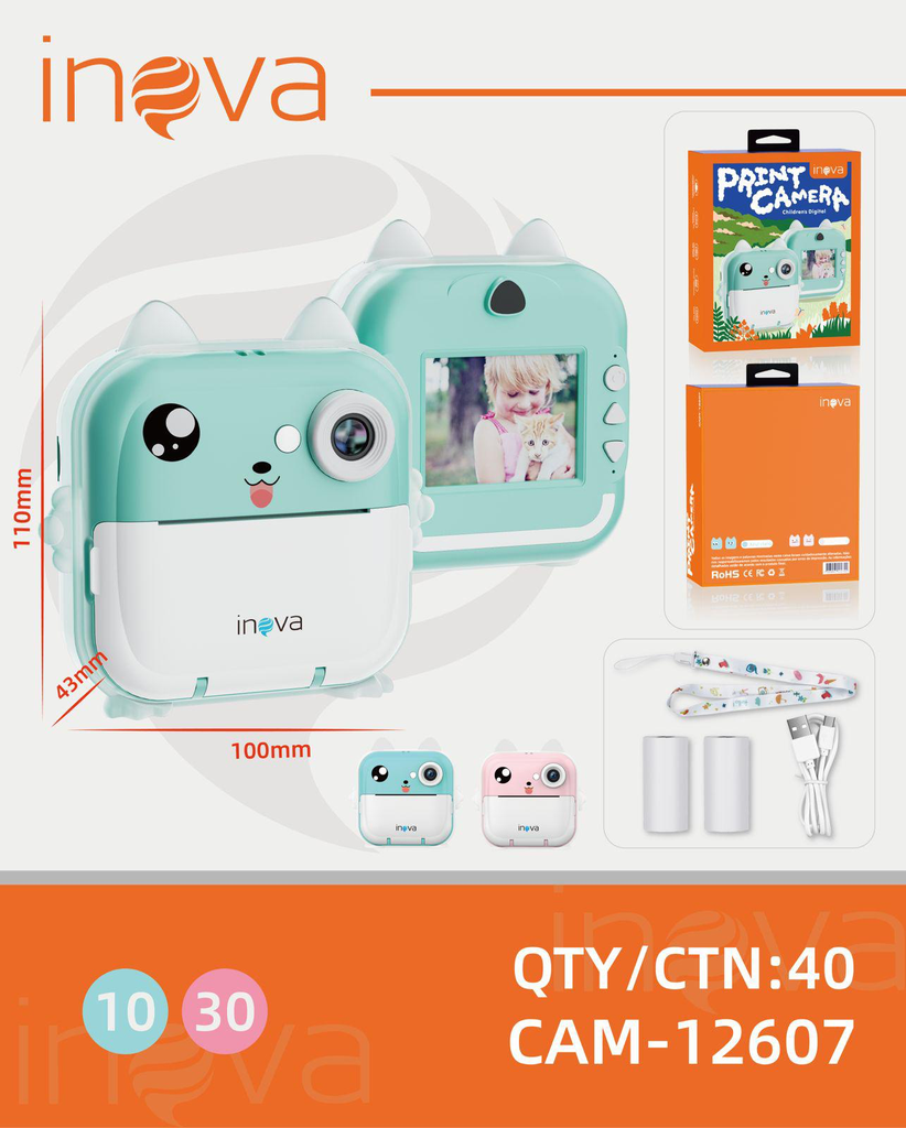 Câmera infantil CAM-12607 Caixa C/40