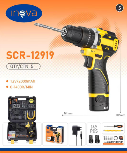 [SCR-12919] Furadeira SCR-12919 Caixa C/5