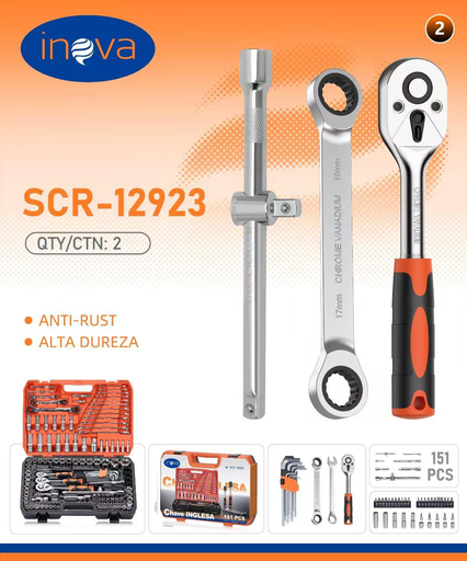 [SCR-12923] Chave inglesa SCR-12923 Caixa C/2
