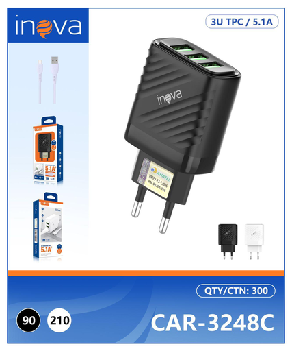 [CAR-3248C] Carregador TPC CAR-3248C Caixa C/300
