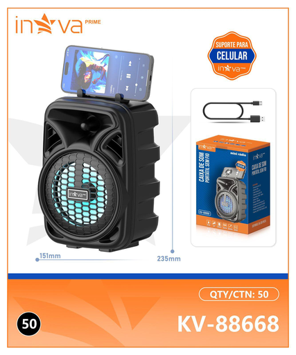 [KV-88668] Caixa de Som KV-88668 Caixa C/50