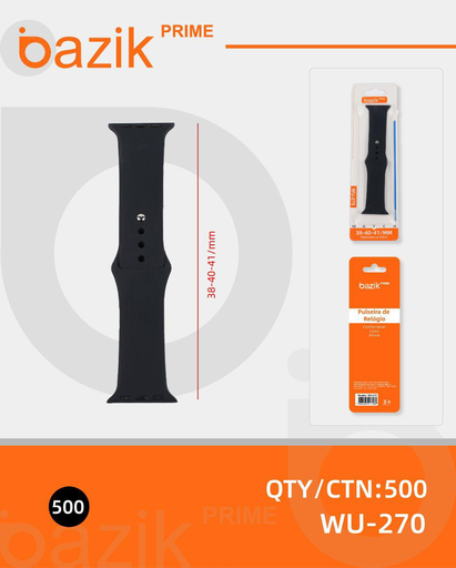 [WU-270] Pulseira P/ Relógio WU-270 Caixa C/500