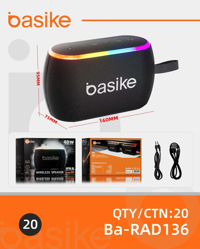 [Ba-RAD136] Caixa De Som Ba-RAD136 Caixa C/20
