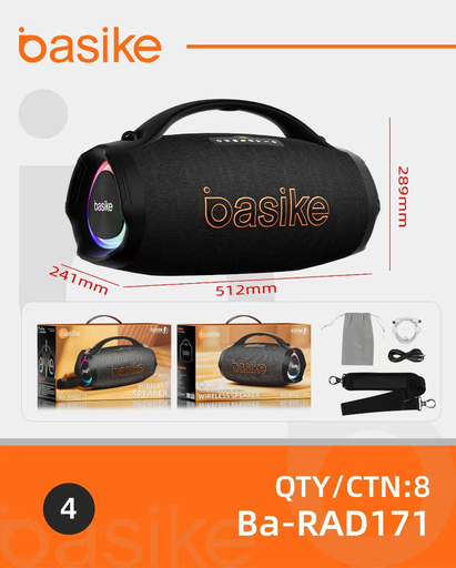 [Ba-RAD171] Caixa De Som Ba-RAD171 Caixa C/4