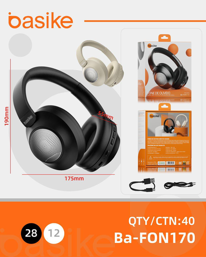 [Ba-FON170] Fone de ouvido Ba-FON170 Caixa C/40