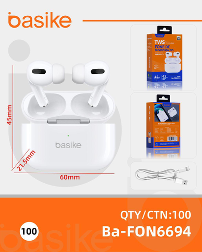 [Ba-FON6694] Fone Ba-FON6694 Caixa C/100