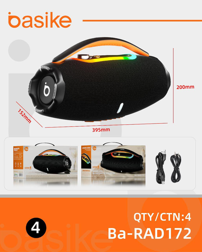 [Ba-RAD172] Caixa de som Ba-RAD172 Caixa C/4