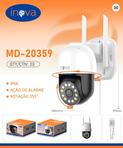[MD-20359] Câmera de Vigilância MD-20359 Caixa C/30