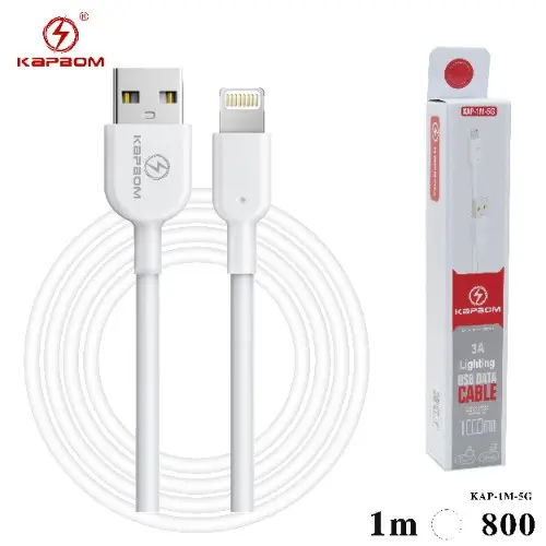 [KAP-1M-5G] Cabo de Dados iPhone 3A 1m KAP-1M-5G Caixa C/800