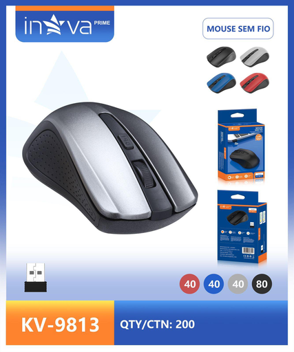 [KV-9813] Mouse KV-9813 Caixa C/200