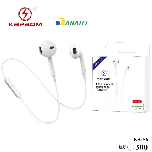 [KA-S6] Fone de Ouvido Bluetooth KA-S6 Caixa C/300
