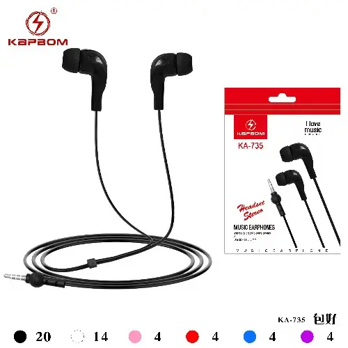 [KA-735] Fone de Ouvido Com Fio KA-735 Caixa C/1000