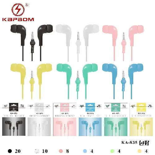[KA-835] Fone de Ouvido com Fio KA-835 Caixa C/1000