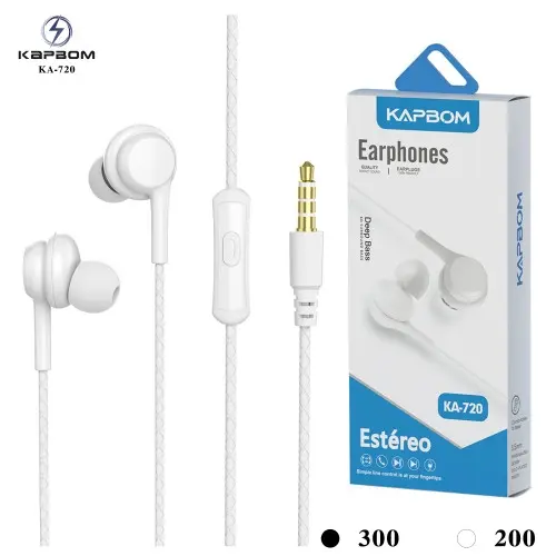 [KA-720] Fone Auricular com Fio KA-720 Caixa C/500