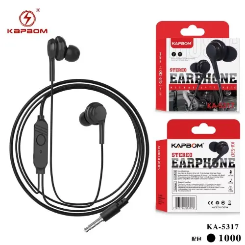 [KA-5317] Fone De Ouvido Estéreo  KA-5317 Caixa C/1000