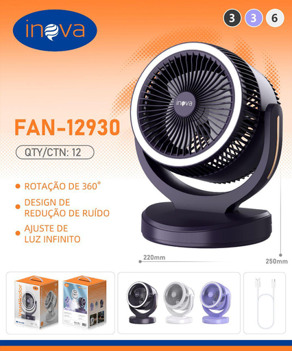 [FAN-12930] Ventilador FAN-12930 Caixa C/12