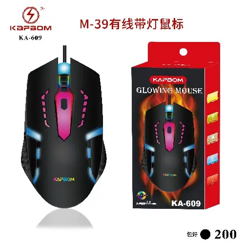 [KA-609] Mouse com fio KA-609 Caixa C/200