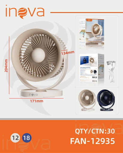 [FAN-12935] Ventilador FAN-12935 Caixa C/30