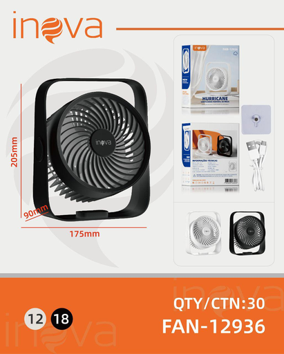 [FAN-12936] Ventilador FAN-12936 Caixa C/30