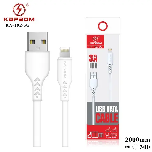 [KA-192-5G] Cabo de Dado 5G 3A 2M (EMBALADO) KA-192-5G Caixa C/300