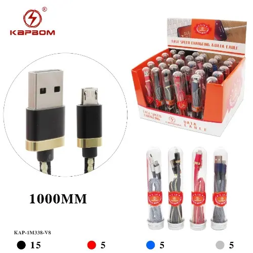 [KAP-1M338-V8] Cabo de Dados V8 1m KAP-1M338-V8 Caixa C/480